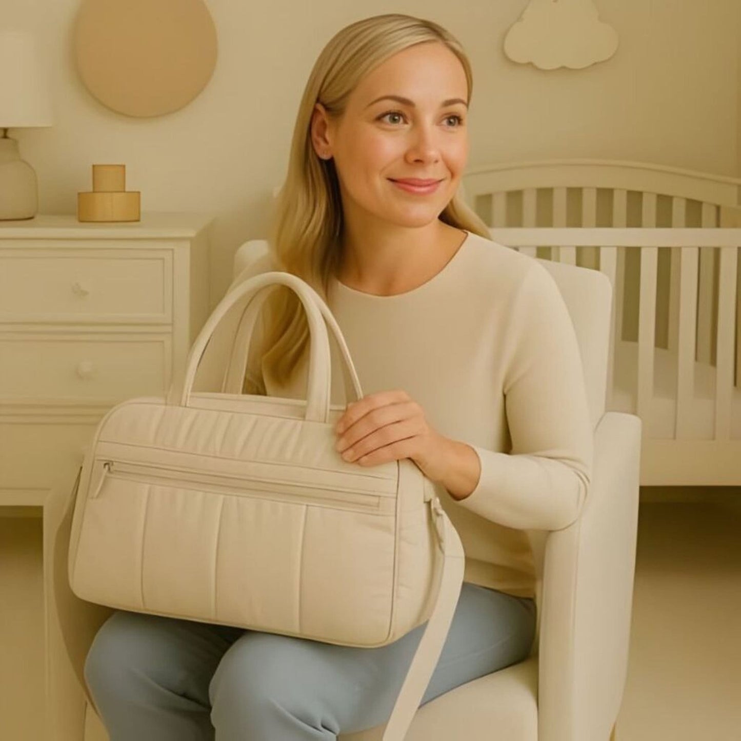 sac à langer Épure Baby beige