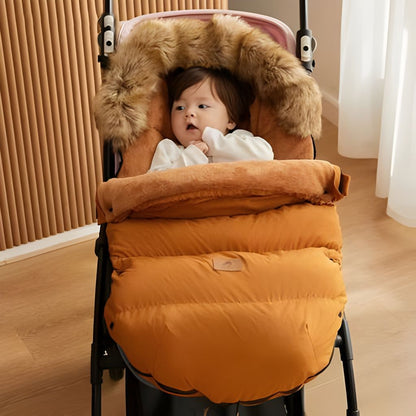 chancelière poussette cocon douillet marron