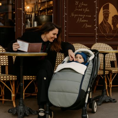 chanceliere poussette rempart hivernal grise