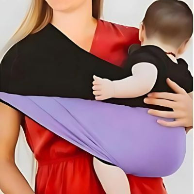 echarpe-de-portage-baby-sling-noir-violet