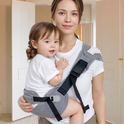 porte-bébé ergonomique Assise Épure gris
