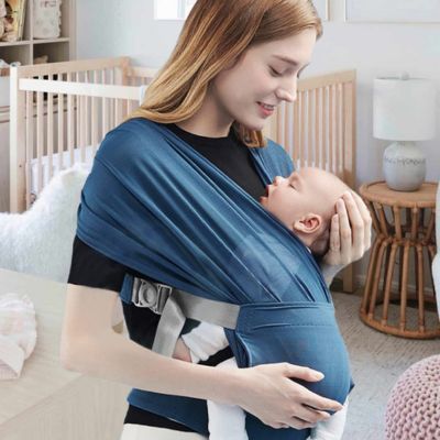 porte bebe ergonomique kangourou bleu
