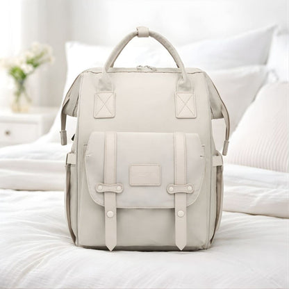 sac à dos à langer Élégant gris pierre