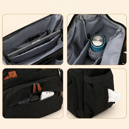 Fonctionnalités du sac à dos à langer Nomade+ avec poches  et rangements pratiques 