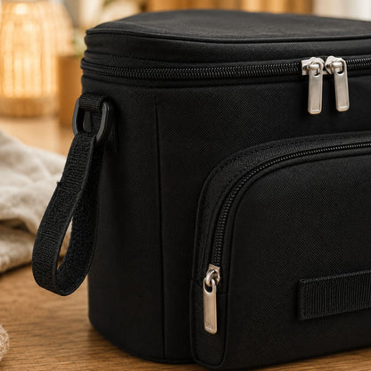 sac à langer pour poussette  Nomade Mini détail des fermetures et finitions   