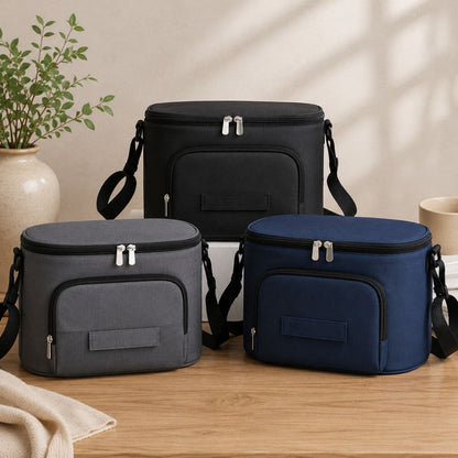  sac à langer pour poussette  Nomade Mini présentation des variantes noir gris et bleu 