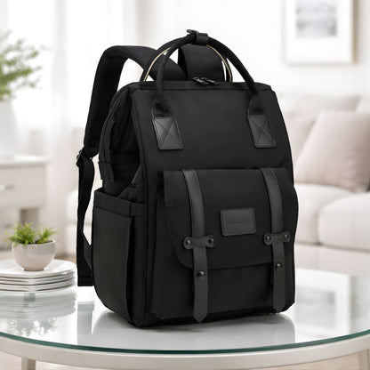 sac à dos à langer Élégant noir