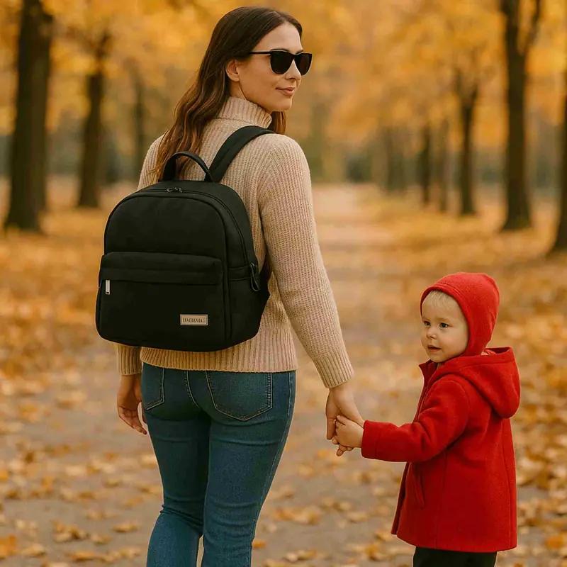 sac à langer sac à dos Prémium noir