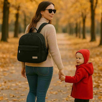 sac à langer sac à dos Prémium noir